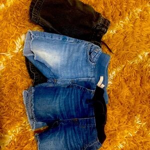 Baby gap shorts 12-18 mo, 18-24 mo, and 2T